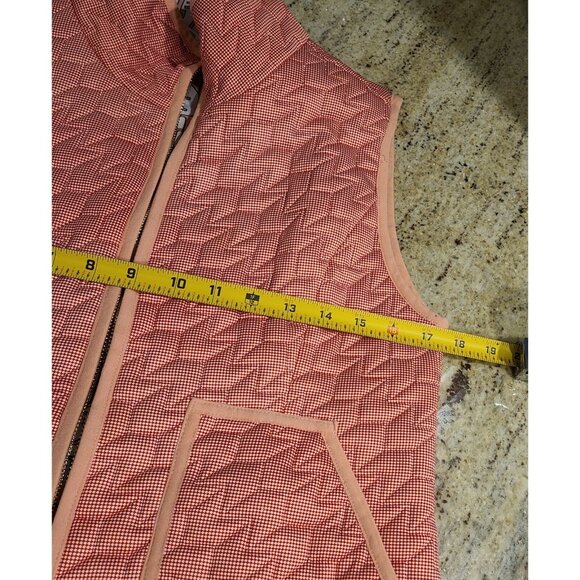 Jean-Pierre Klifa Reversible Hunter Vest Red Pink Logo Size XS - Picture 3 of 13